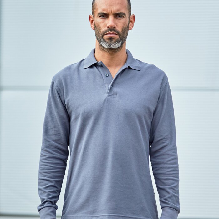 Pro RTX Pro Long Sleeve Piqué Polo Shirt Thumbnail