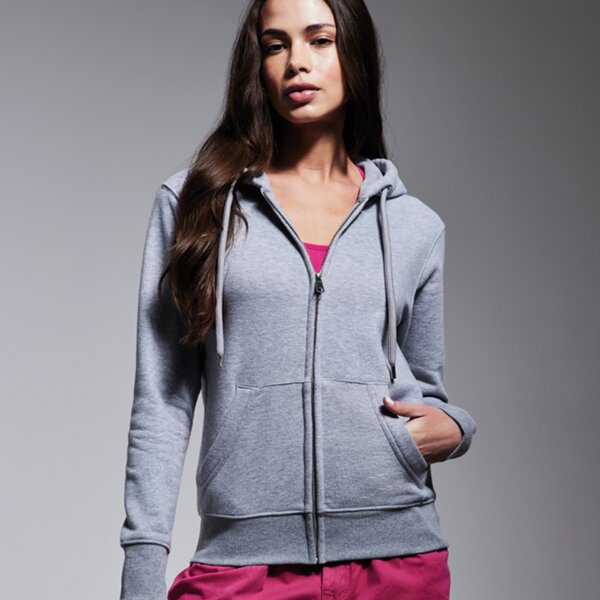 Anthem Ladies Organic Full Zip Hoodie Thumbnail