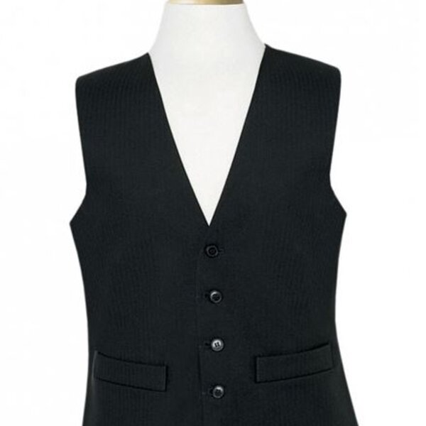 Black Herringbone Waistcoat Thumbnail