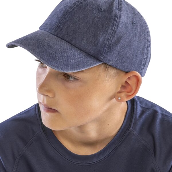 Result Core Kids Pure Cotton Vintage Cap Thumbnail