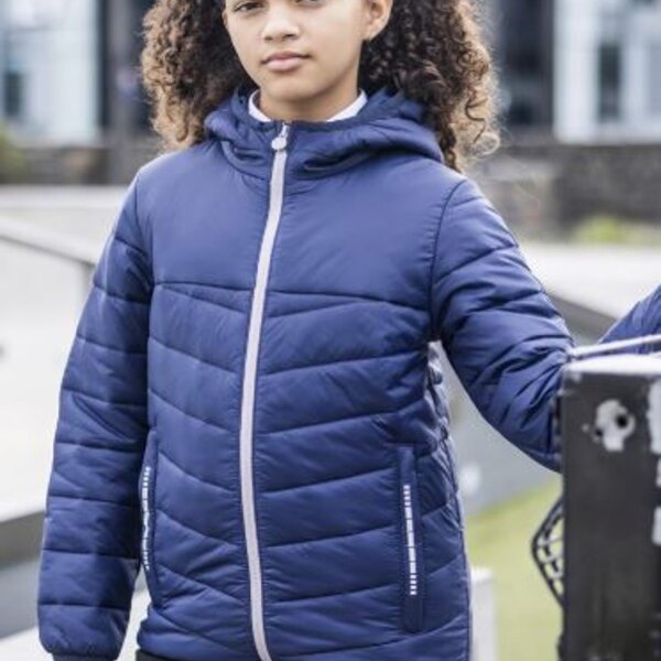 Regatta Kids Loftlite Hooded Baffle Jacket Thumbnail