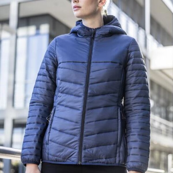 Regatta Ladies Loftlite Hooded Baffle Jacket Thumbnail