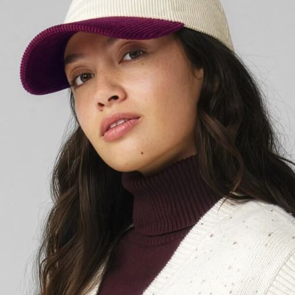Beechfield Contrast Peak Corduroy Cap Thumbnail