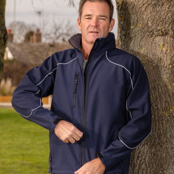 Result Work-Guard Hooded Soft Shell Jacket Thumbnail