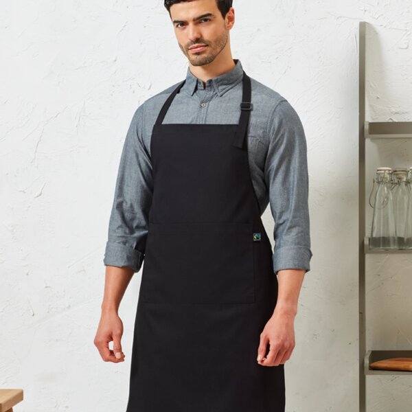 Premier Fairtrade Organic Cotton Bib Apron Thumbnail