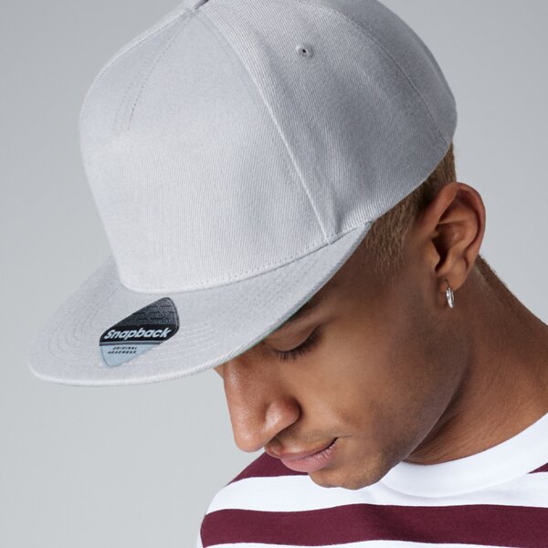 Beechfield Original Flat Peak Snapback Cap Thumbnail