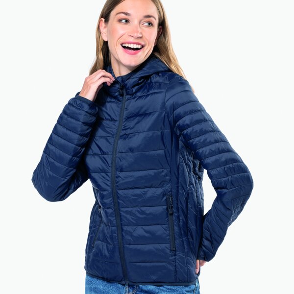 Kariban Ladies Lightweight Hooded Padded Jacket Thumbnail