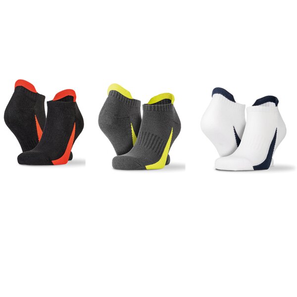 Spiro 3 Pack Sports Sneaker Socks Thumbnail