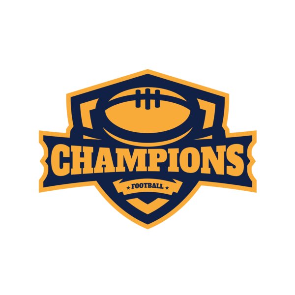 Champions Football logo template Thumbnail