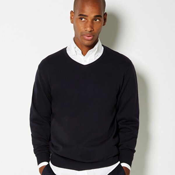 C3-Arundel Cotton Acrylic V Neck Sweater Thumbnail