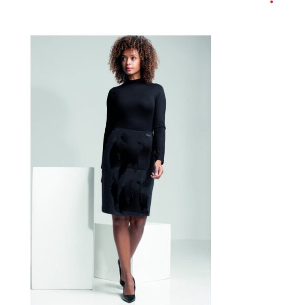  Angel Pencil Skirt Black Thumbnail