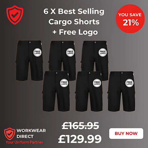 6x Best Selling Cargo Shorts + Free Logo Thumbnail