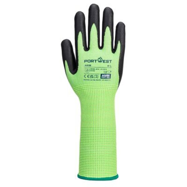 Cut D13 Nitrile Green Long Cuff Glove  Thumbnail