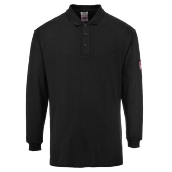 Modaflame Knit FR Long Sleeve Polo Shirt Thumbnail