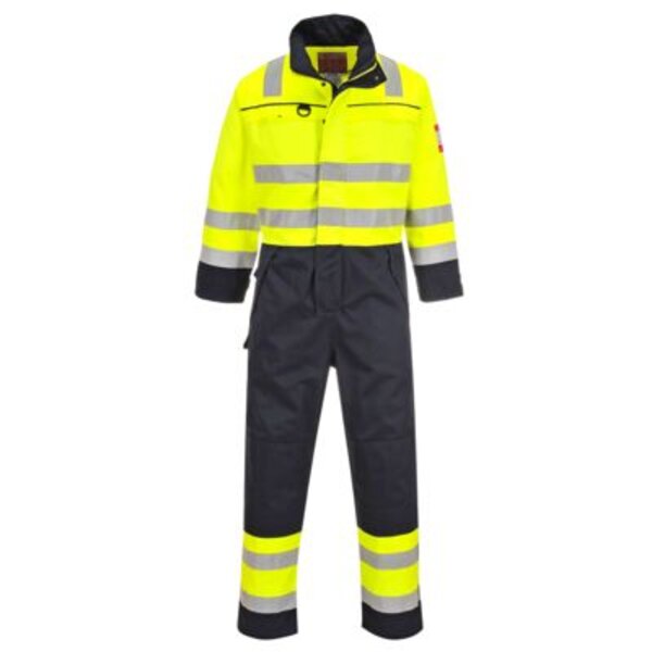 Bizflame Work Hi-Vis Multi-Norm Contrast FR Coverall Thumbnail