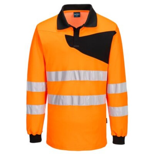 PW2 Hi-Vis Polo Shirt L/S Thumbnail