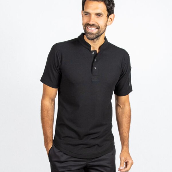 Le Chef Knitted Piqué Chef's Shirt Thumbnail