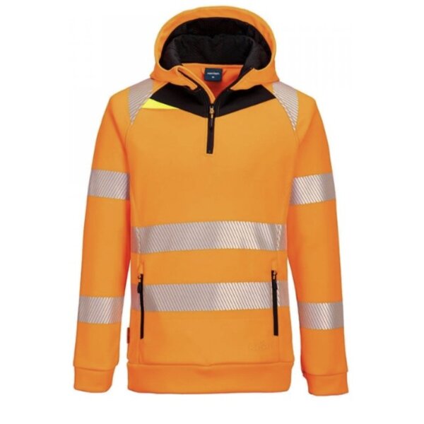 Hi-Vis 3/4 Zip Hoodie Thumbnail