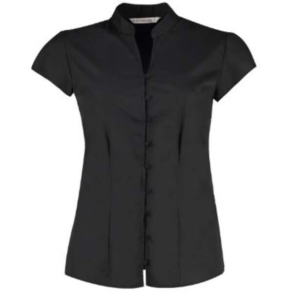 Mandarin stand up Collar Blouse Thumbnail