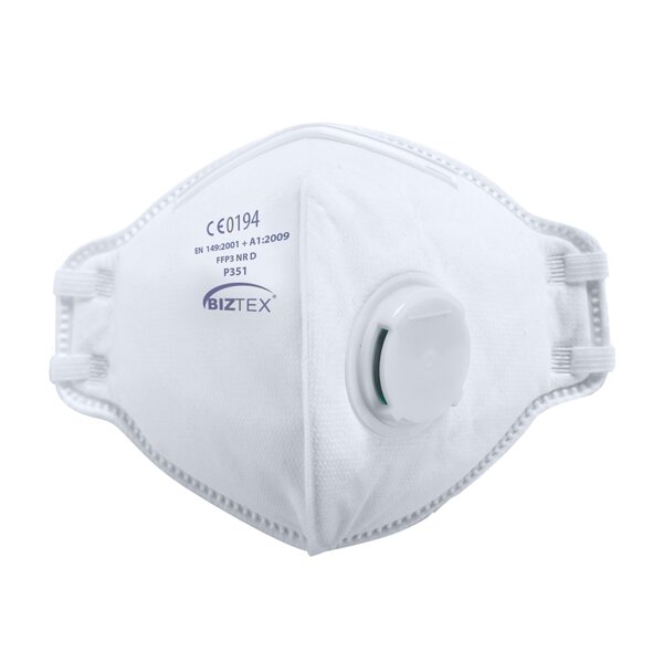 P351- FFP3 Valved Dolomite Fold Flat Respirator Thumbnail